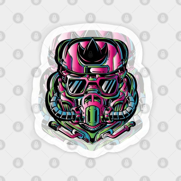 Dark Future Helmet Sticker by manal